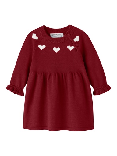 Name It | Jurk Girls Risse Red Dahlia