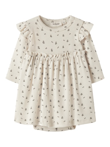 Lil'Atelier | Jurk Girls Lago Longsleeve Turledove