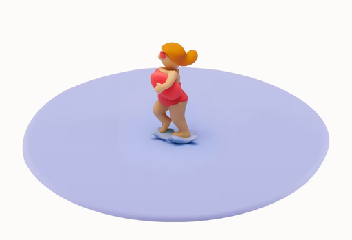 [587544] Lurch | Deksel Beach Control Linda Lifesaver Siliconen Paars