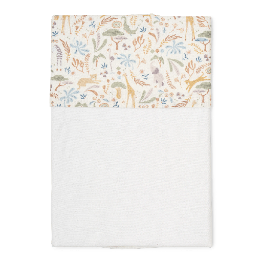 [587746] Little Dutch | Laken Wieg Safari Friends Safari Wonders 70x100cm