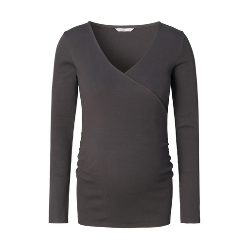 Noppies Maternity | T-shirt Longsleeve Nursing Forged Iron