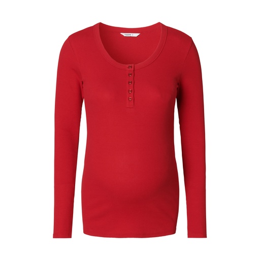 Noppies Maternity | T-shirt Longsleeve Nursing Jester Red