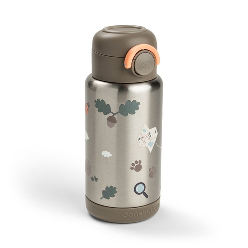 [588234] Done By Deer | Drinkfles Tiny Trails Insulated Straw Bottle Sand 340ml