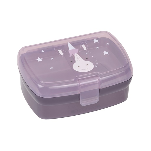 [588515] Laessig | Brooddoos About Friends Unicorn Paars