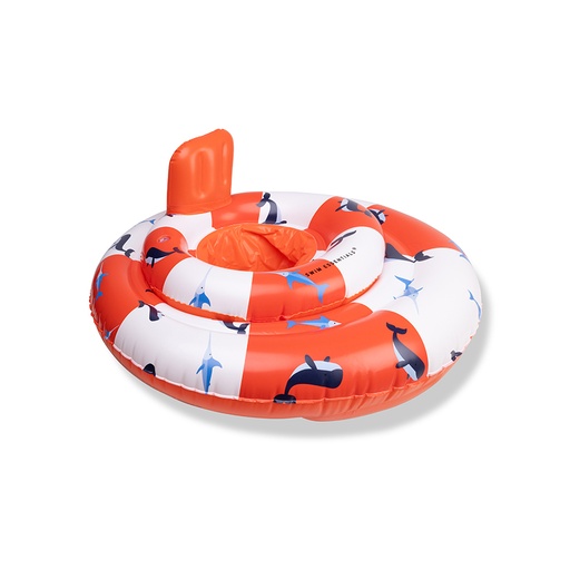 [588531] Swim Essentials | Zwemband Ocean Stripes Oranje ⌀69cm  0-1Y