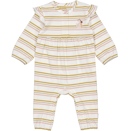 Bess | Kruippak Girls Adette Longsleeve Stripes Pink