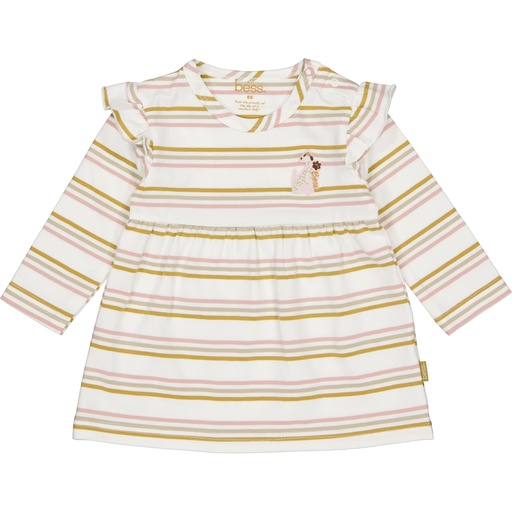 Bess | Jurk Girls Adina Stripes Pink