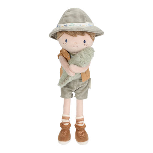 [589053] Little Dutch | Pluche Knuffel Safari Friends Jim Knuffelpop 35cm