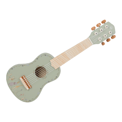 [589062] Little Dutch | Muziekinstrument Safari Friends Gitaar Hout Groen FSC