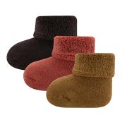 [590480] Ewers | Kousen Newborn Ringel met Omslag Rost One Size 3-pack
