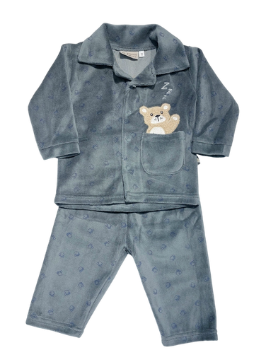 Picco Mini | Pyjama Beer Lead Blauw 2-delig