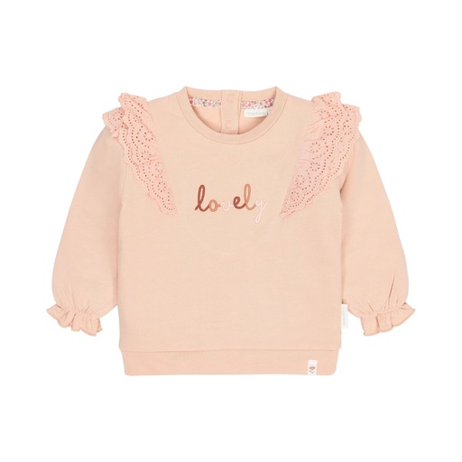 Little Dutch | Sweater Girls Safari Friends Blush Pink