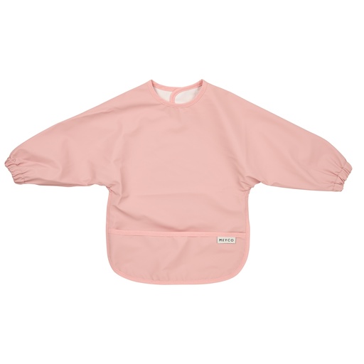 [592030] Meyco | Slabbetje Met Mouwen Rose Roze