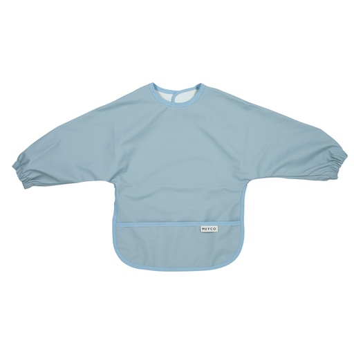 [592031] Meyco | Slabbetje Met Mouwen Jeans Blue Blauw