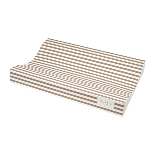 [592053] Meyco | Waskussen Fat Stripe Taupe Bruin 50x70cm