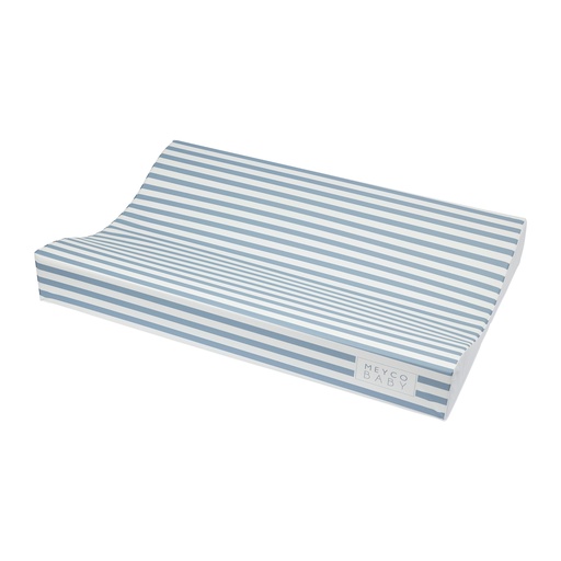 [592054] Meyco | Waskussen Fat Stripe Jeans Blue Blauw 50x70cm