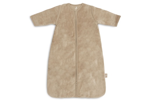 [592315] Jollein | Slaapzak Velvet Hazel met Afritsbare Mouwen Bruin 90cm 