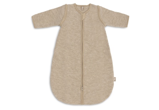 [592320] Jollein | Slaapzak Merino Wol Felted Natural met Afritsbare Mouwen Bruin 90cm 