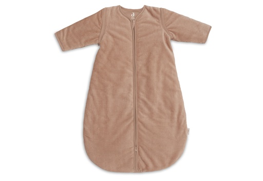 [592336] Jollein | Slaapzak Light Terra Rib met Afritsbare Mouwen Rood/Bruin 70cm
