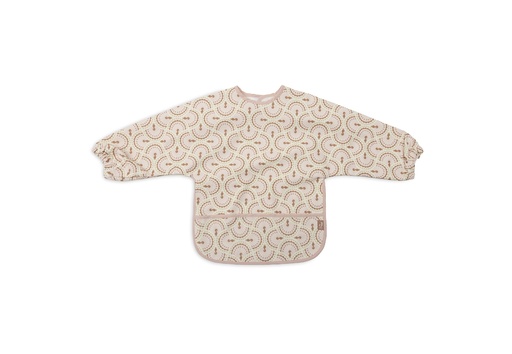 [592398] Jollein | Slabbetje met Mouwen Soft Plumes Waterdicht