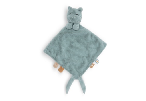 [592399] Jollein | Fopspeendoekje Hippo Happy Blauw