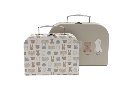 [592435] Jollein | Koffer Jollies Speelkoffer 2-pack