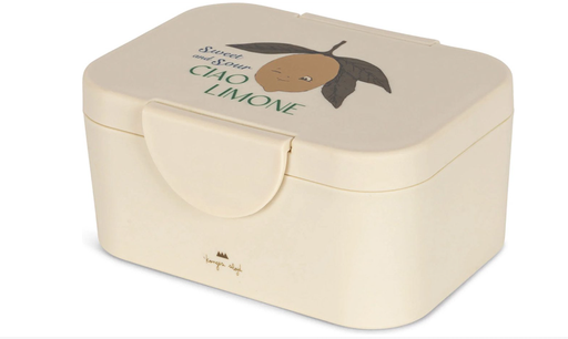 [474697] Konges Slojd | Brooddoos Lunch Box Lemon Squeeze Me Citroen Clipsluiting  Uitneembare Vakkenverdeling