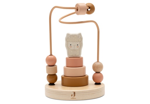 [592514] Jollein | Educatief Speelgoed Alpaca Paco Spiraal Hout