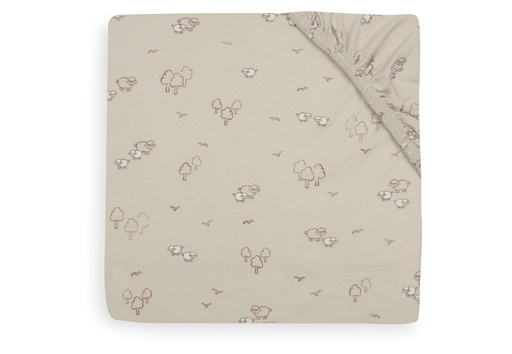 [592542] Jollein | Hoeslaken Jersey 40/50x80/90cm Woolly