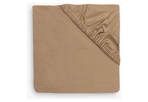 [592545] Jollein | Hoeslaken Hazel Jersey Bruin 40/50x80/90cm