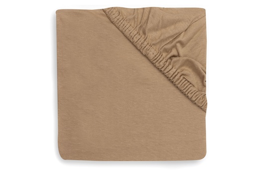 [592563] Jollein | Hoeslaken Hazel Jersey Bruin 70/75x140/150cm