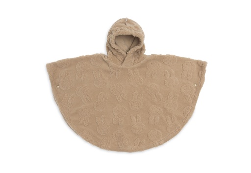 [592665] Jollein | Poncho Miffy Jacquard Teddy Biscuit Bruin