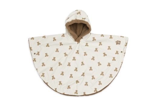 [592666] Jollein | Poncho Outdoor Mini Teddy Bear/Teddy Fleece Waterdicht 