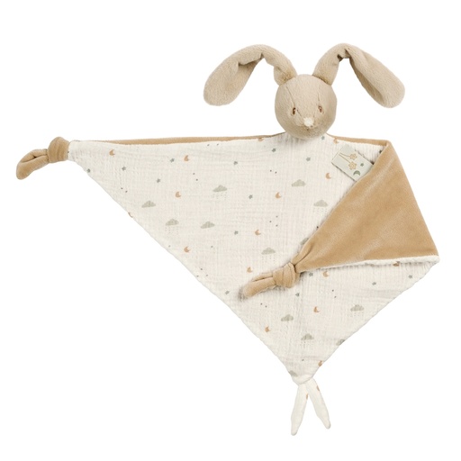 [592703] Nattou | Knuffeldoek Loulou Maxi Konijn Ecru