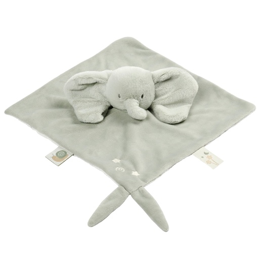 [592706] Nattou | Knuffeldoek Loulou Olifant Lindegroen +0m