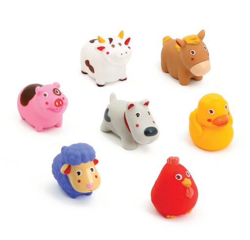 [593022] Ludi | Badspeelgoed Waterspuwers Boerderij 7-pack