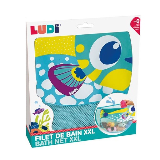 [593024] Ludi | Opberger vr Badspeelgoed Badnet Vis 35x25x5,5cm