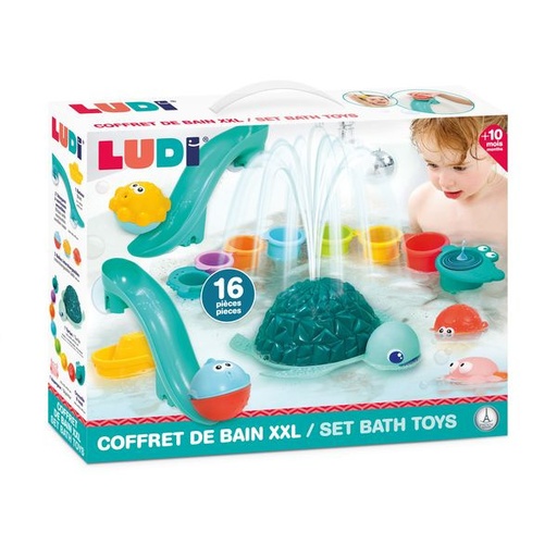 [593025] Ludi | Badspeelgoed Badkoffer XXL 16-delig
