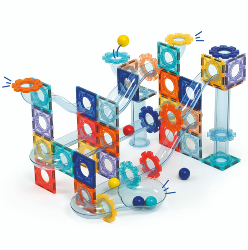 [593056] Ludi | Magnetische Blokken Knikkerbaan 80-delig