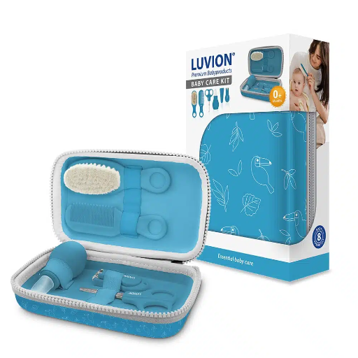 [593470] Luvion | Verzorgingsset Baby Care Kit Blauw 8-delig 