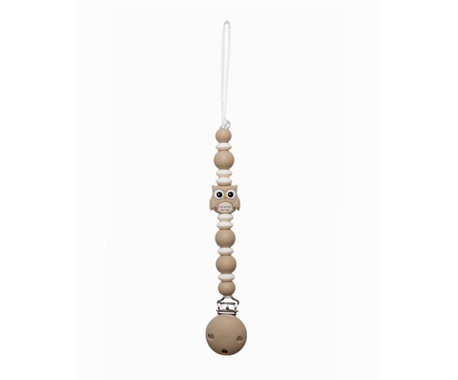 [593536] Pericles | Fopspeenketting Owl Sand