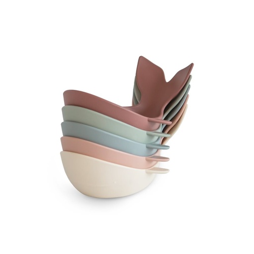 [594404] Mushie | Badspeelgoed Whale Bath Stackers Original