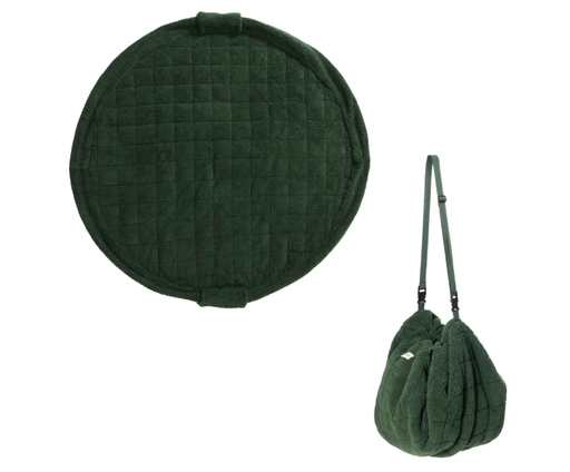 [595563] Play & Go | Opbergerzak/Speeltapijt Evergreen Teddy Ø120cm