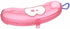 [595631] Fruitfriends | Fruitdoos Banaan Transparant Roze