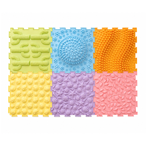 [596379] Sense2Play | Puzzelmat Sensorisch Pastels +0m 6-tegels