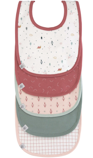 [376517] SLABBETJE, Garden Explorer girls, velcrosl, badstof/kunststof, waterdicht, 5 stuk(s), Value Pack, 2020