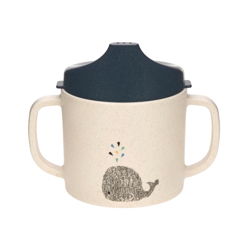 [403430] DRINKBEKER, Sippy Cup, Little Water whale, Cellulose/PP, handvatten, drinktuit, 1 stuk(s)