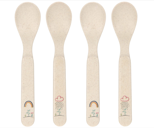 [403437] LEPEL, Spoon Set, Garden Explorer, all over motiefprint/tuinprint, PP/ Cellulose, bestek