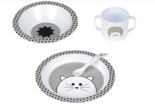 [403450] EETSET, Dish Set, Little Chums cat