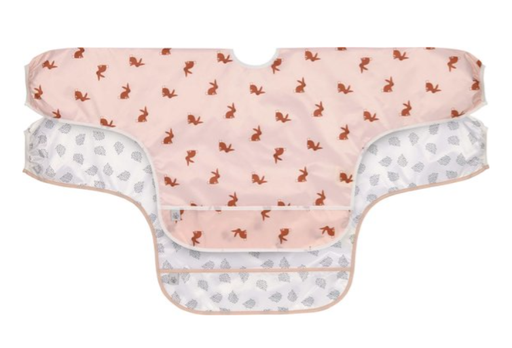 [425110] SLABBETJE, Long Sleeve Bib, Little Forest Rabbit, met mouwen, met kruimel- vanger, waterdicht, 2 stuk(s), 2021